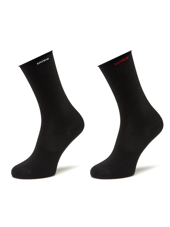 HUGO HUGO Pikad sokid 50491674 Must