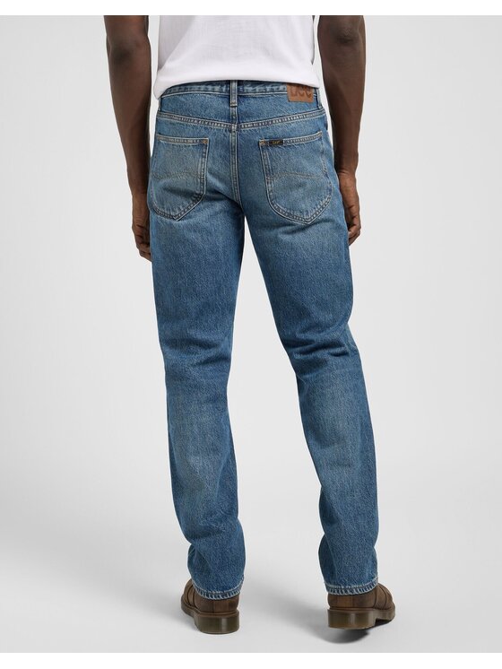Lee Lee Jeansy WEST Niebieski Straight Leg
