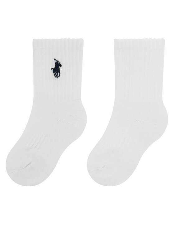 Polo Ralph Lauren Polo Ralph Lauren Комплект 6 чифта дълги чорапи детски 442974056001 Бял