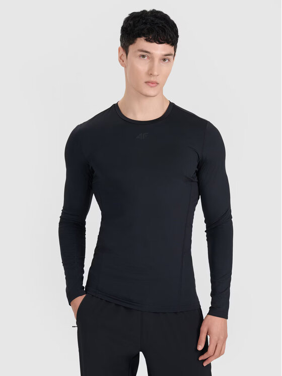 4F 4F Longsleeve 4FWMM00TFLOM507-20S Nero Slim Fit