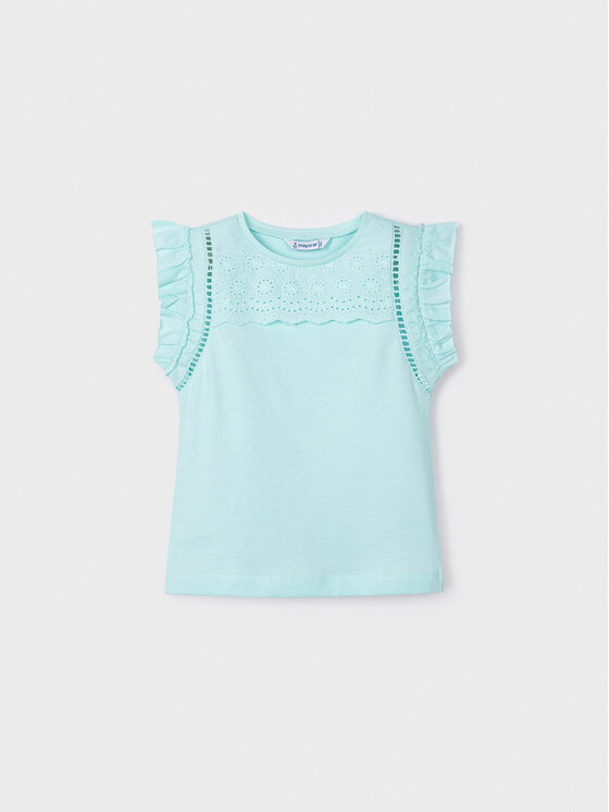 Mayoral Top 3074 Blu, taglia : 6Y