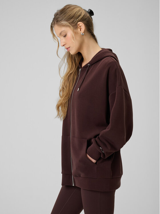 4F 4F Bluza EVERYWEAR Brązowy ciemny Oversize