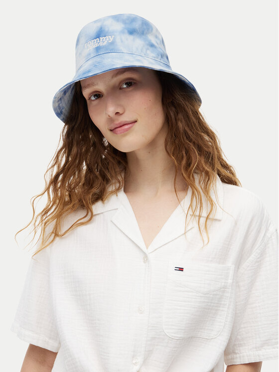 Tommy Jeans Tommy Jeans Šešir Bucket Tiedye AW0AW18834 Plava