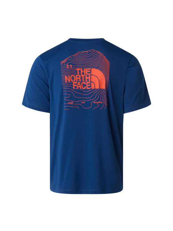 The North Face The North Face T-Shirt NF0A8FTVD1R1 Granatowy Regular Fit