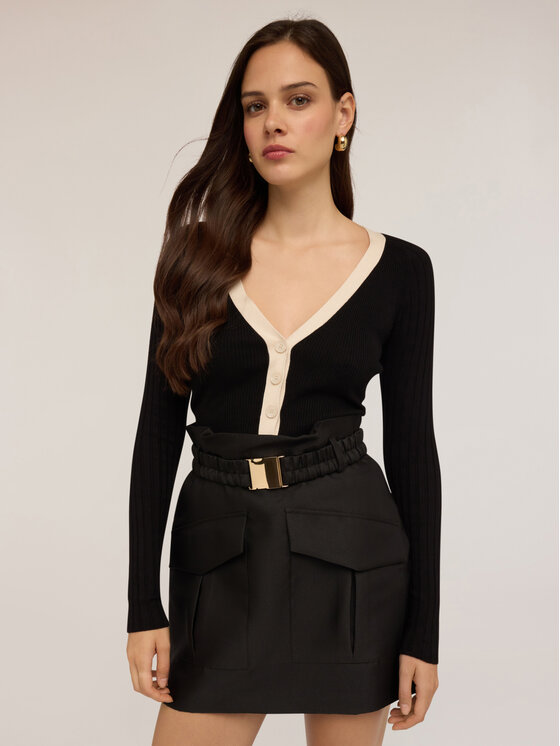 Motivi Motivi Maglione M362W003445N0Z3 Nero Slim Fit