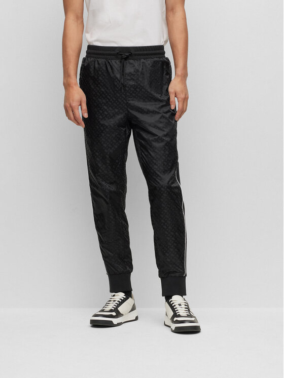 Boss Teplákové nohavice Lamont 128 50494075 Čierna Regular Fit