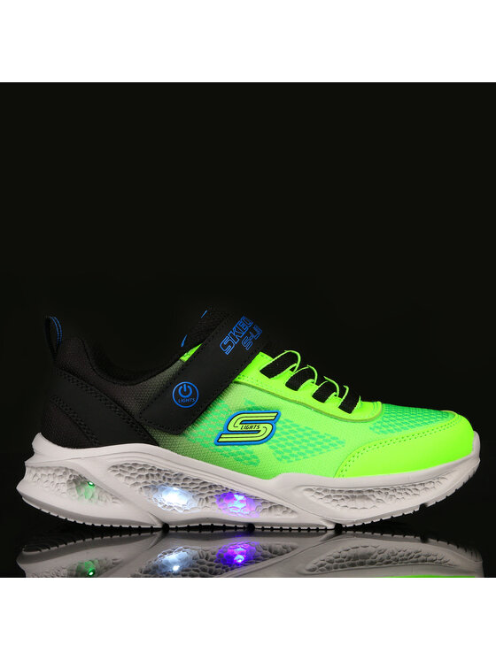 Skechers Skechers Sneakersy Meteor-Lights - Krendox 401495L/BBLM Zielony jasny