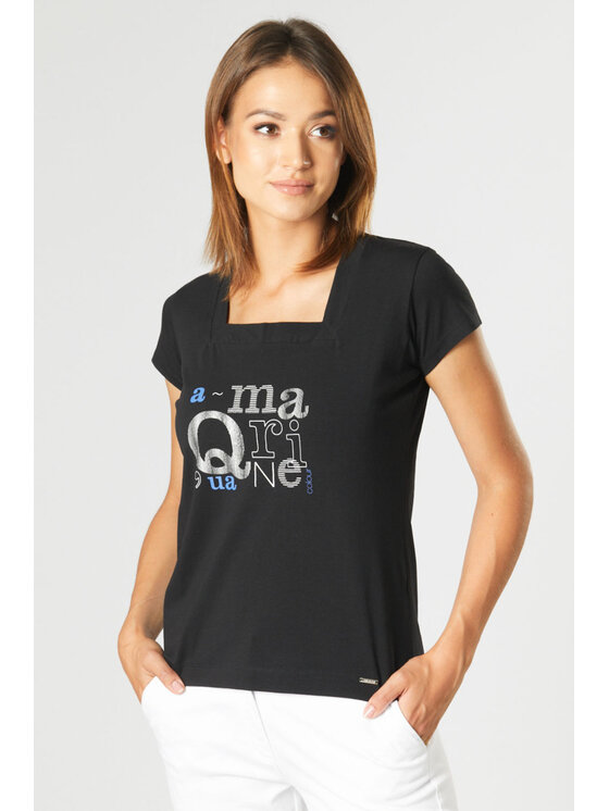 QUIOSQUE QUIOSQUE Halenka QUIOSQUE 1LQ003259 Černá Regular Fit