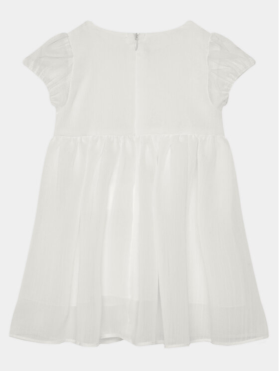 Coccodrillo Coccodrillo Elegantiška suknelė WC4128205EBG Balta Regular Fit