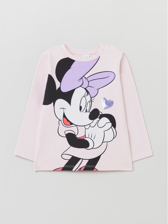 OVS Bluza MINNIE 1843586 Roza Regular Fit