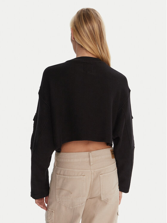 G-Star Raw G-Star Raw Pulóver Multi Pkt D27168-E312 Fekete Relaxed Fit