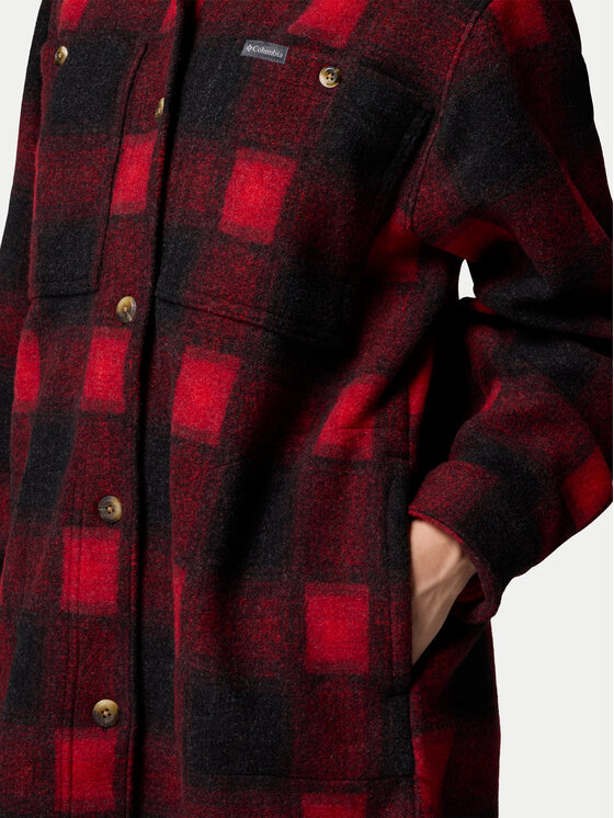Columbia Columbia Marškinių švarkas Wildest Venture™ 2136171 Vyšninė Loose Fit