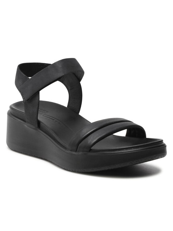 ECCO ECCO Sandále Flowt Wedge Lx W 27330351052 Čierna
