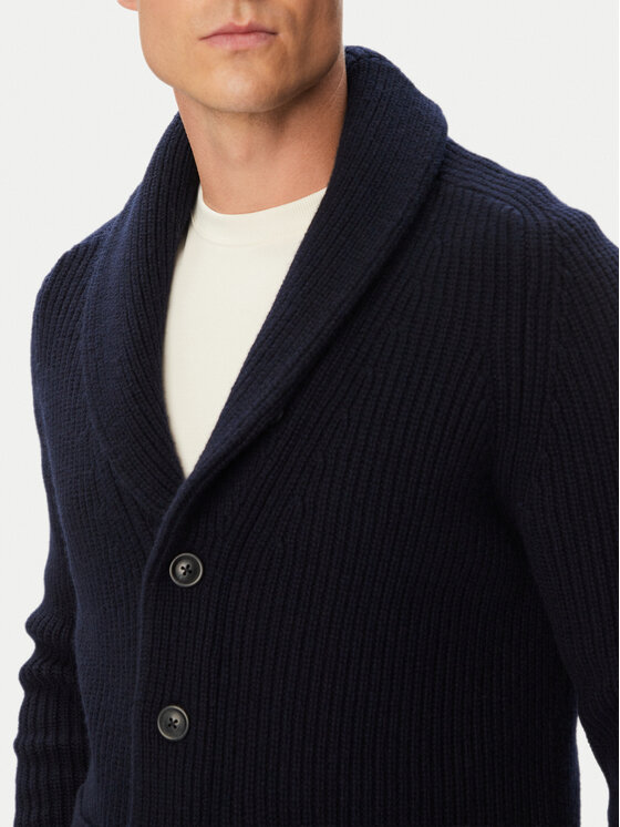 Gant Gant Strickjacke 8050331 Dunkelblau Regular Fit