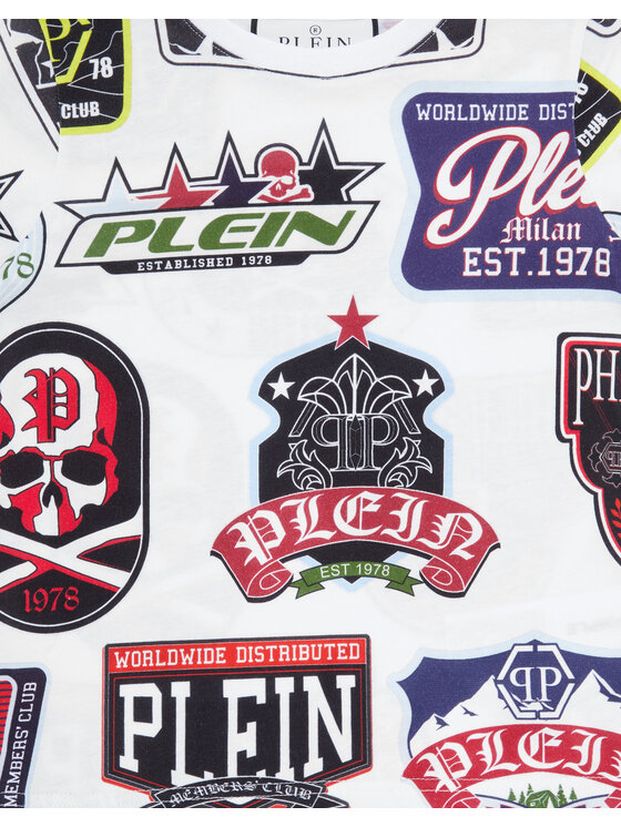 PHILIPP PLEIN PHILIPP PLEIN T-shirt 19741 Bianco Regular Fit