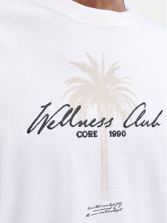 Jack & Jones Jack & Jones T-Shirt Eterna 12295526 Biały Regular Fit