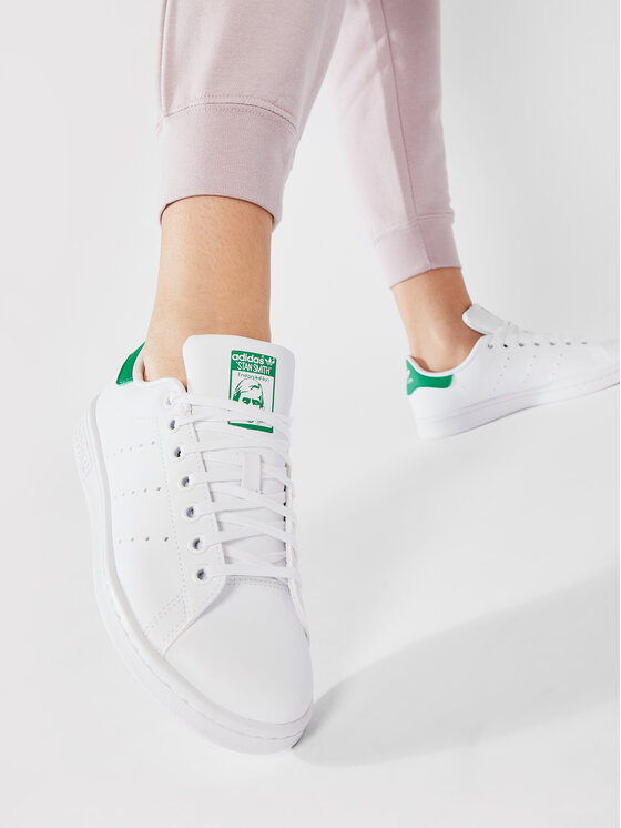 adidas Sneakers Stan Smith J FX7519 Alb