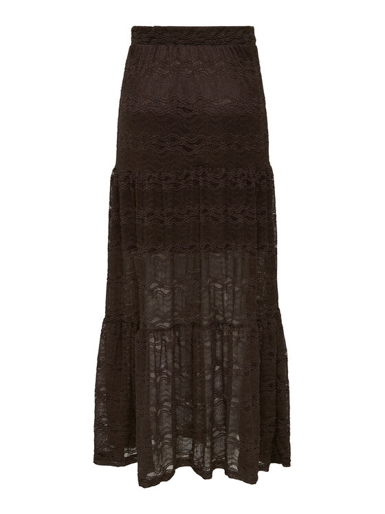 ONLY ONLY Maxi suknja Luna 15353206 Smeđa Regular Fit