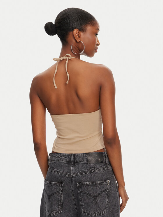 Juicy Couture Juicy Couture Top Tied JCWCT125306 Bej Slim Fit