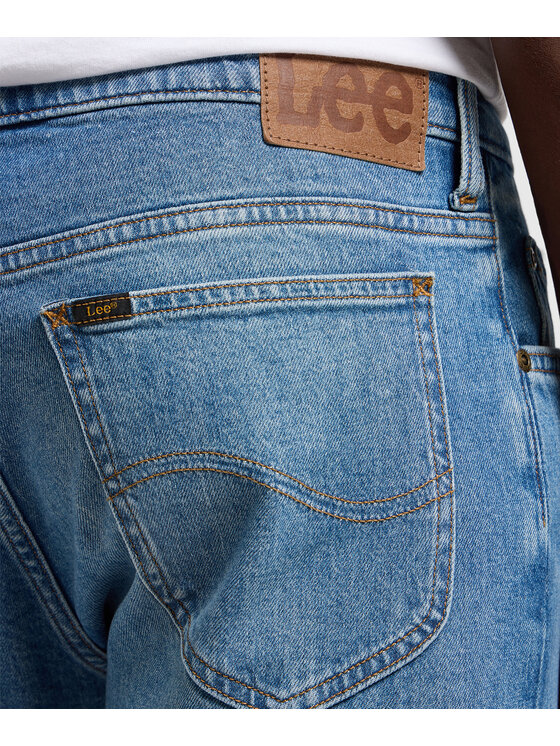 Lee Lee Jeansy 112365102 Niebieski Slim Fit