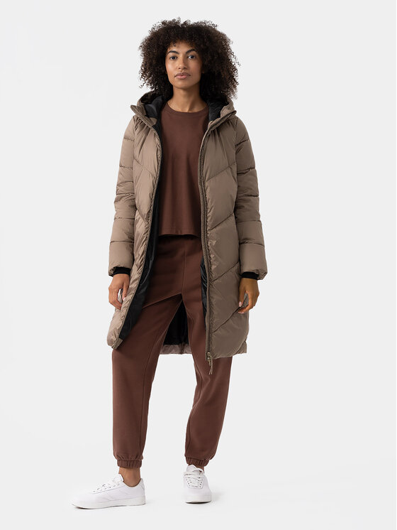 4F 4F Zimska jakna 4FAW23TDJAF235 Rjava Regular Fit
