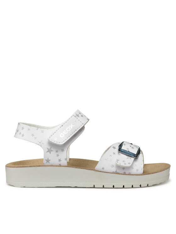 Geox Sandale J Sandal Costarei Gi J15EAB 00004 C1000 S Alb
