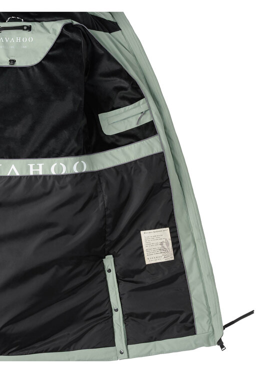 Navahoo Navahoo Kurtka zimowa Schmatzibaer Zielony Regular Fit