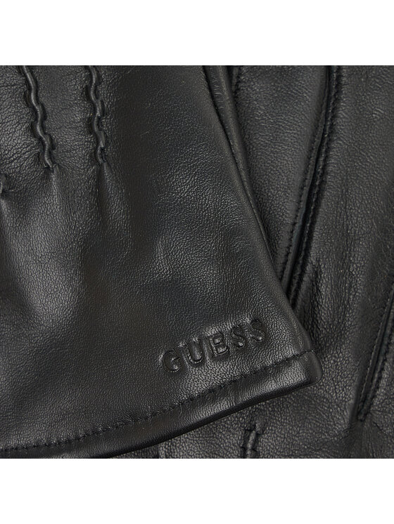 Guess Guess Γάντια Ανδρικά AM9035 LEA02 Μαύρο