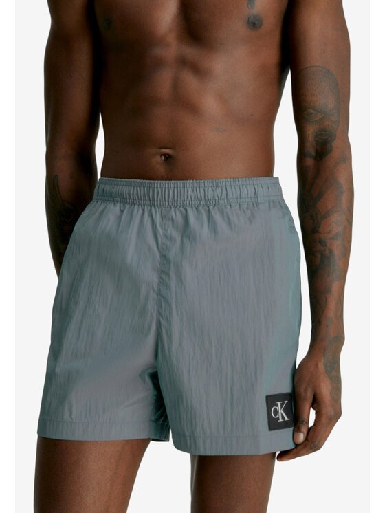 Calvin Klein Swimwear Calvin Klein Swimwear Costume da bagno Costume Calvin Klein uomo CK nylon Grigio Regular Fit