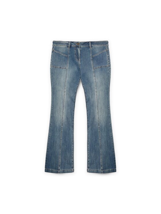 Fiorella Rubino Fiorella Rubino Jeans P426T005036N024 Blu Flare Fit
