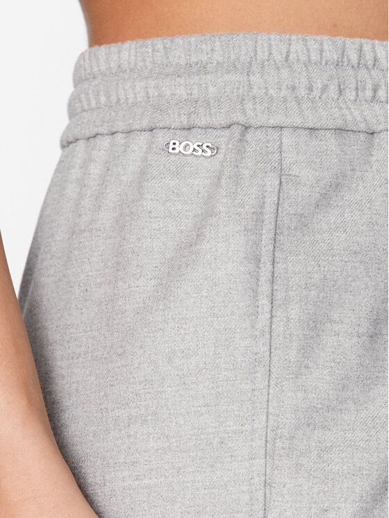 BOSS Boss Auduma bikses Tavite 50502722 Pelēks Relaxed Fit