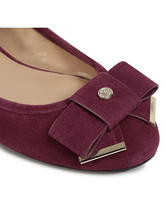 MICHAEL Michael Kors MICHAEL Michael Kors Ballerinas Belle Flex 40F0BLFP1S Dunkelrot