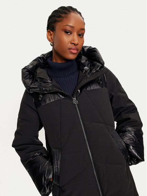 Rinascimento Rinascimento Geacă de iarnă CFC0118319003 Negru Regular Fit