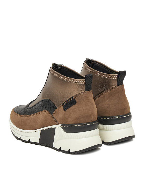 Rieker Rieker Polokozačky N6352-25 Hnědá