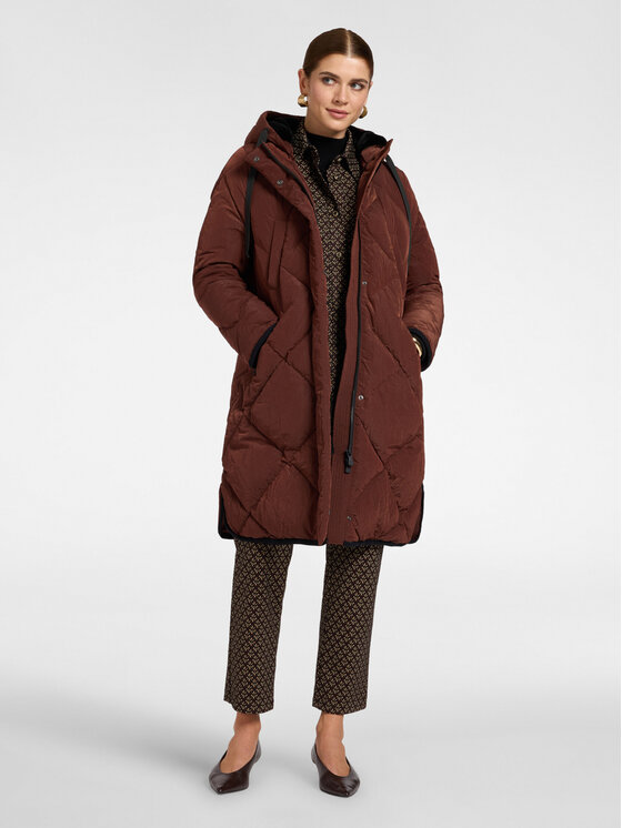 Elena Mirò Elena Mirò Giubbotto piumino F810P000233N022 Marrone Over Fit