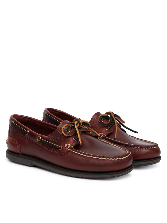 Timberland Timberland Μοκασίνια Classic Boat 2 Eye TB0250452141 Μπορντό