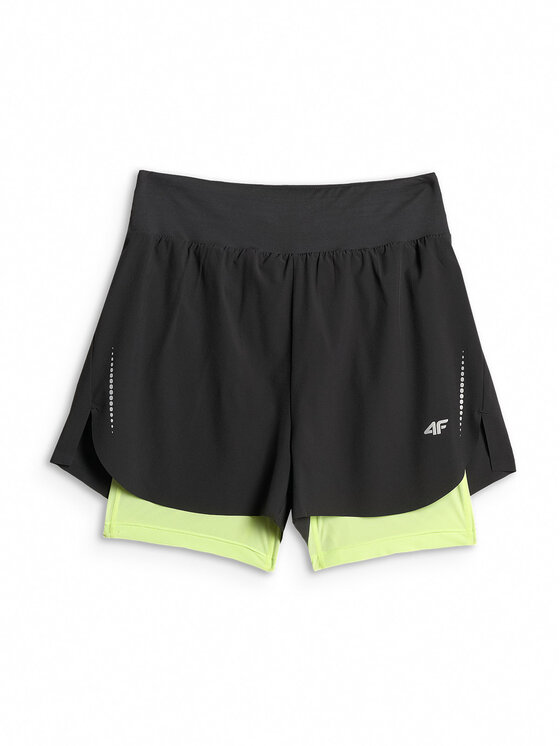 4F 4F Szorty sportowe JOY MOTION Czarny Regular Fit