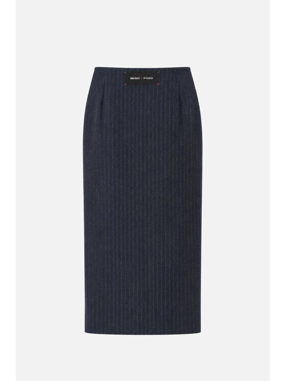 PINKO PINKO Spódnica midi Capena Granatowy Slim Fit
