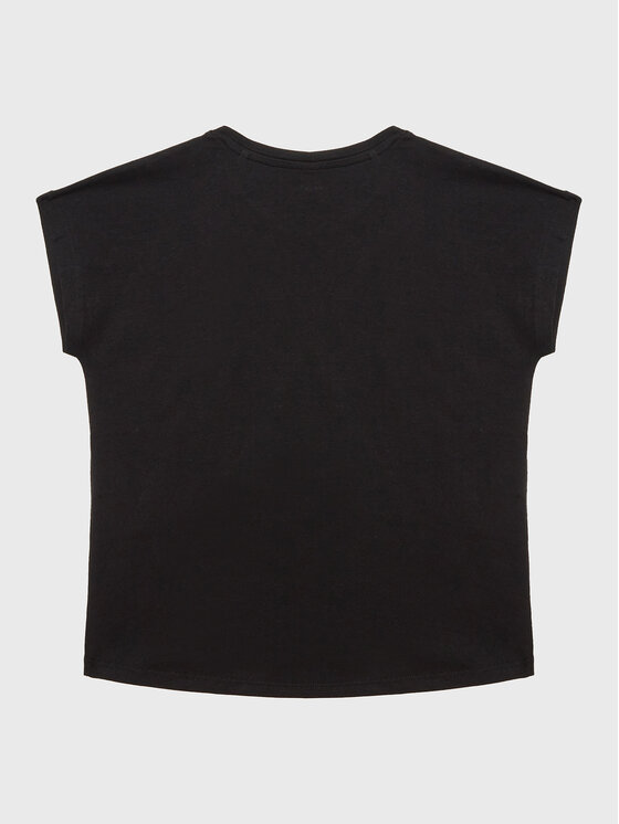 Pepe Jeans Pepe Jeans T-Shirt Bloomy PG502930 Czarny Regular Fit