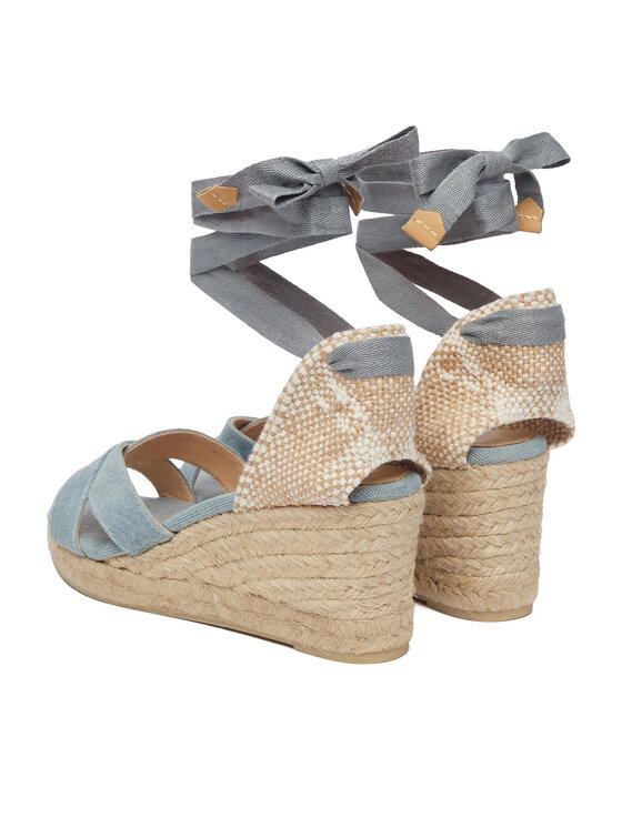 Castañer Castañer Espadryle Cecilia C/6/292 25632 Niebieski jasny