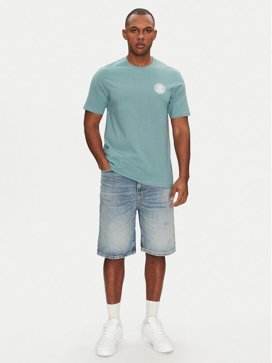 Element Element T-Shirt ELYZT00490 Zielony Regular Fit