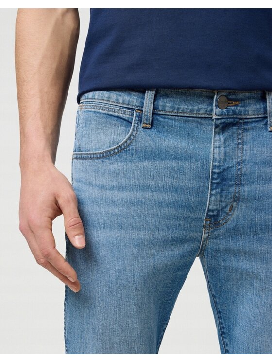 Wrangler Wrangler Jeans Larston Blu Slim Fit