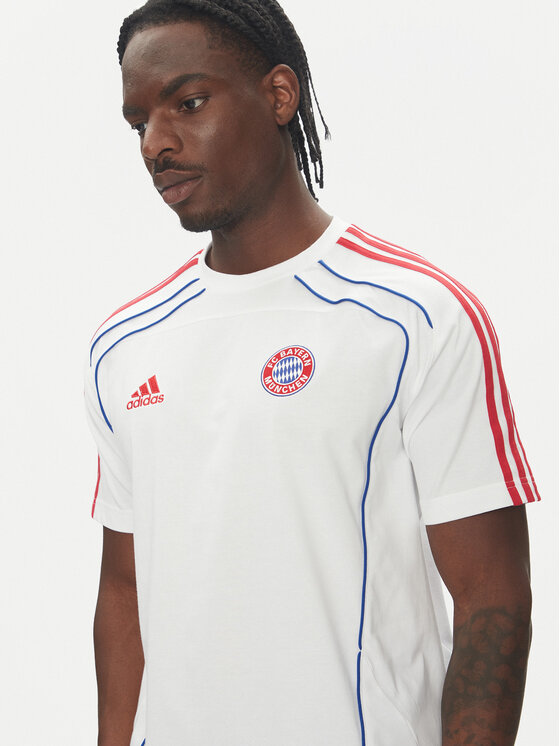 adidas adidas Funkčné tričko FC Bayern UBP JF0587 Biela Regular Fit