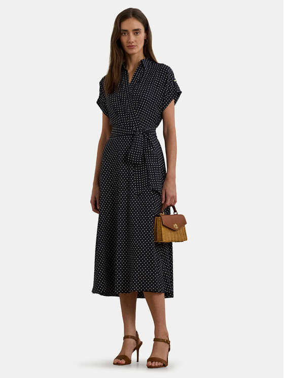 LAUREN RALPH LAUREN LAUREN RALPH LAUREN Sukienka koszulowa 250957093001 Granatowy Regular Fit