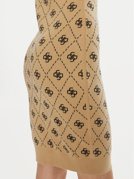 Guess Guess Kootud kleit Sarah W4BK98 Z3JD2 Beež Slim Fit
