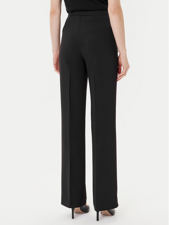 TWINSET TWINSET Palazzo kalhoty 252TP2281 Černá Wide Leg