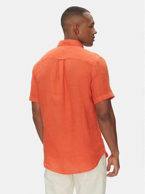 Tommy Hilfiger Tommy Hilfiger Marškiniai MW0MW35207 Oranžinė Regular Fit