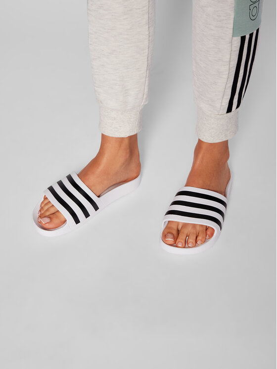 adidas Şlapi adilette Aqua F35539 Alb