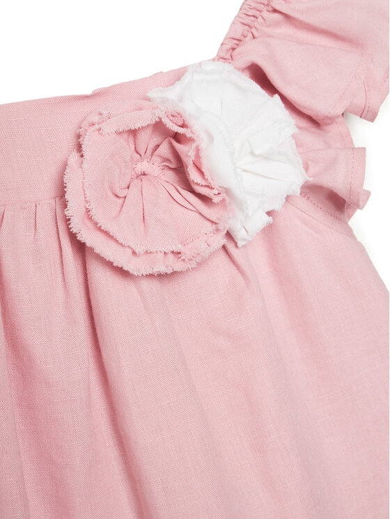 United Colors Of Benetton United Colors Of Benetton Sukienka letnia 43WBGV026 Różowy Regular Fit