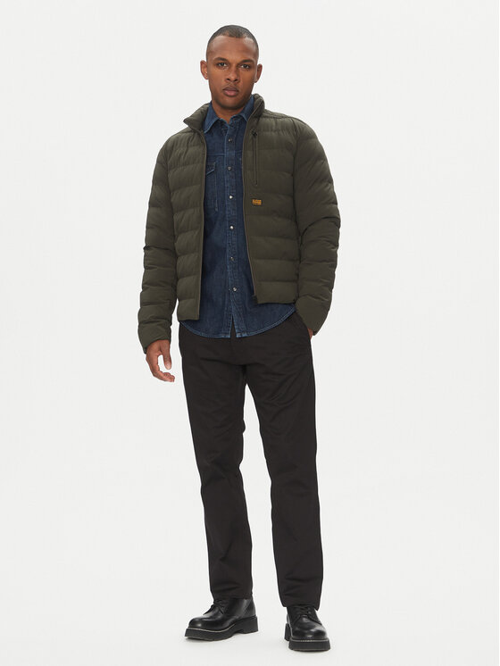G-Star Raw G-Star Raw Зимно яке Foundation D24276-D518 Зелен Regular Fit